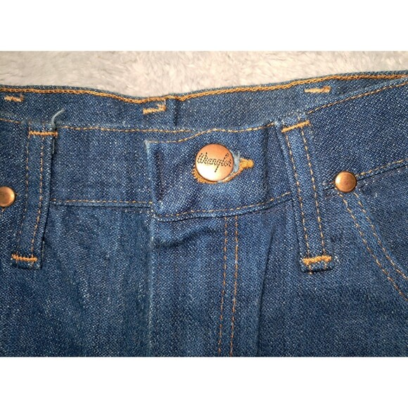 Vintage Wrangler Student Straight Leg Jeans 26x32 Deadstock NWT 70s Made in USA - Picture 5 of 12